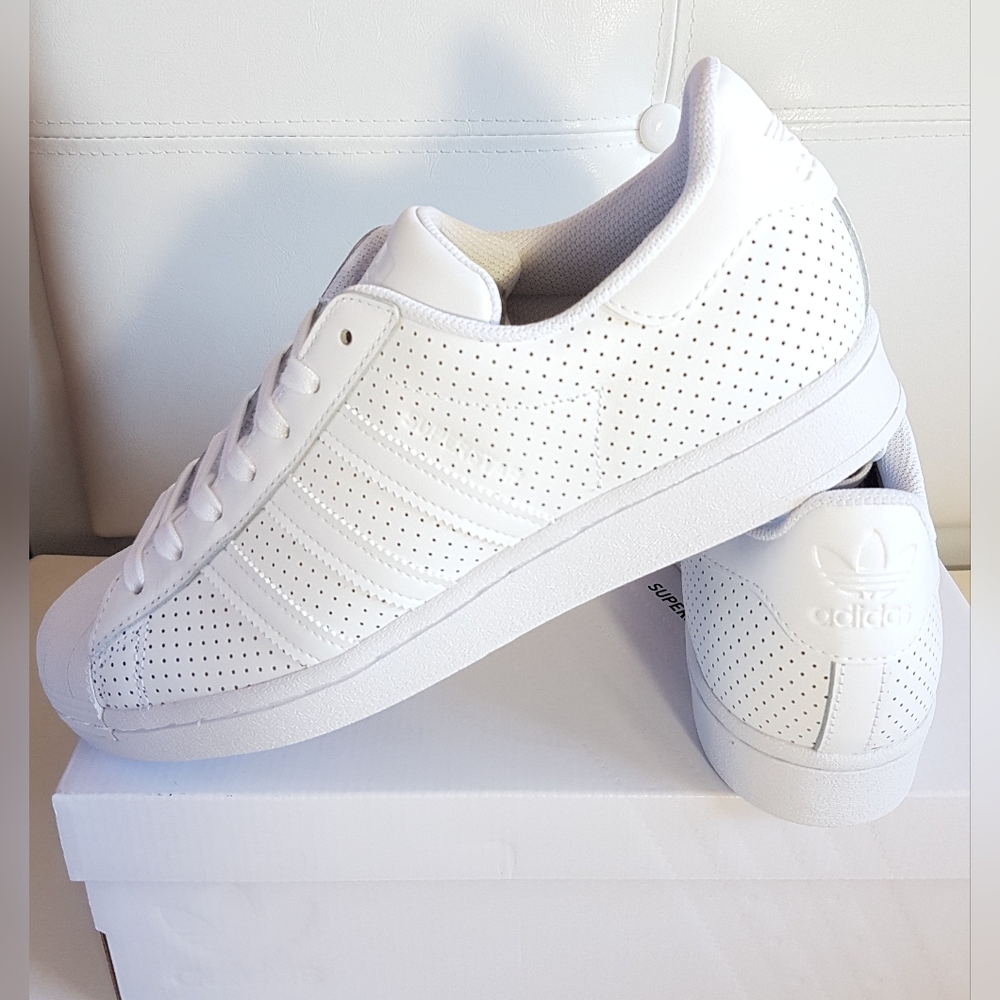 ADIDAS SUPERSTAR SPECIAL EDITION WHITE MEN'S US SIZE 10 BRAND NEW IN BOX